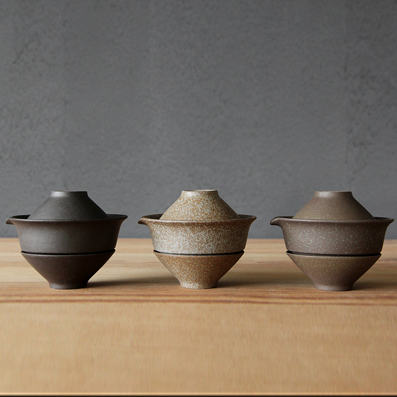 Korean Tea Set - 일본 도자기 차주전자와 가이완 차컵 세트