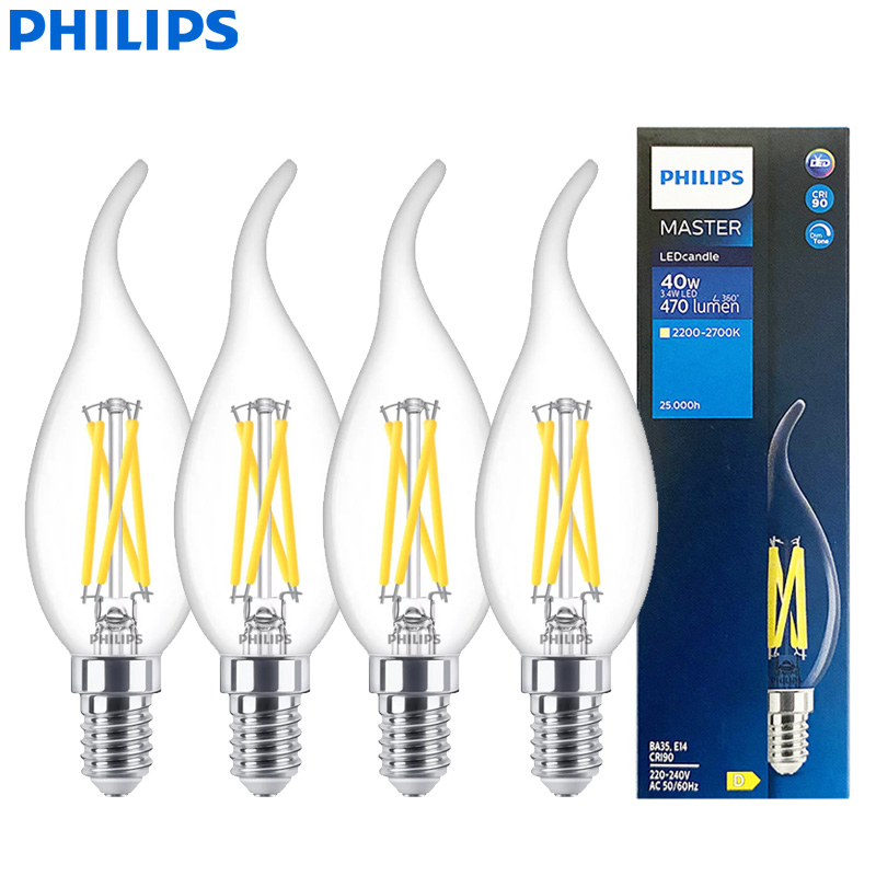 Philips Bulb Led Classic - 필립스 마스터 LED 촛불 E14 필라멘트