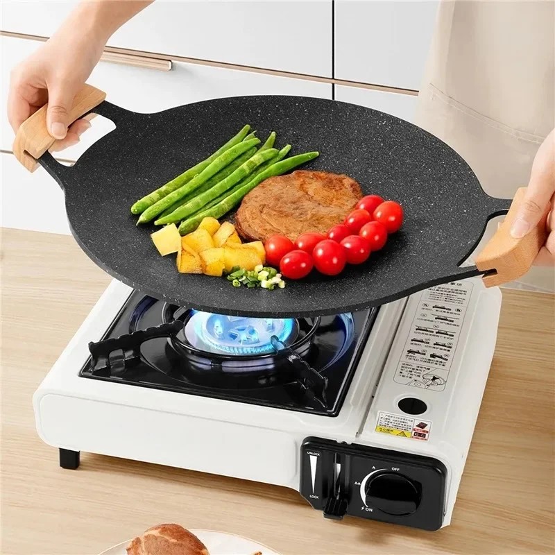 Korean Bbq Grill - 새로운 디자인 1개 한국식 논스틱 원형