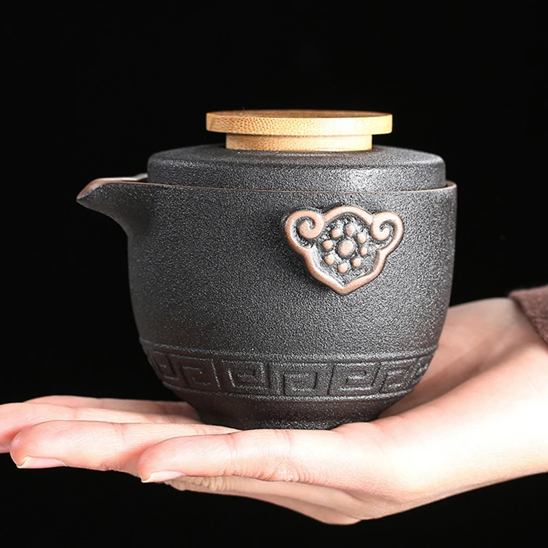 휴대용 고급 중국 차 여행 차 세트 쿵푸 차 세트 세라 - Korean Tea Set 리뷰 및 가격