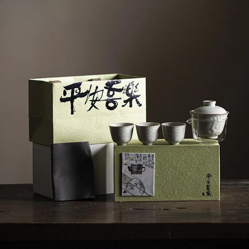 부티크 수제 릴리프 커버 볼 세트 가정용 겨울의 세 친 - Korean Tea Set 리뷰 및 가격