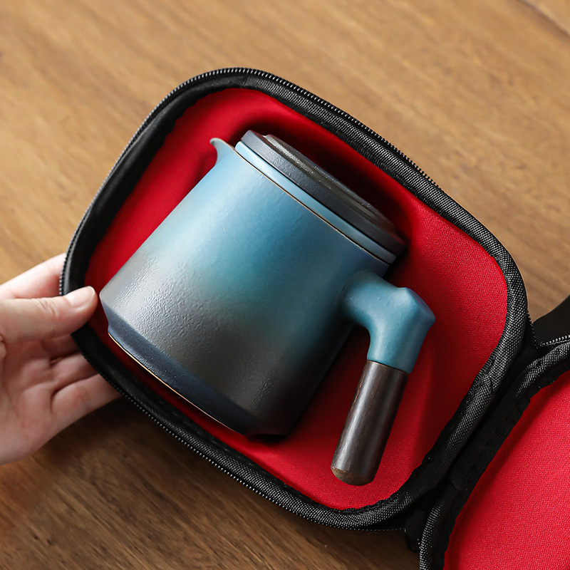 간편한 1포트 4컵 여행용 차 세트 휴대용 쿵푸 차 세 - Korean Tea Set 리뷰 및 가격